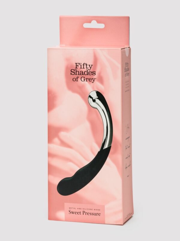Fifty Shades of Grey Sweet Pressure Dark Steel and Silicone Double-Ended Dildo