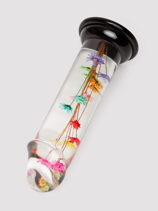 LOVISS Flower Garden Clear Dildo 6 Inch