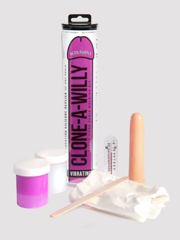 Clone-A-Willy Vibrator Molding Kit Neon Purple