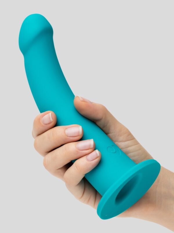 Lovehoney Curved Silicone Suction Cup Dildo 8 Inch