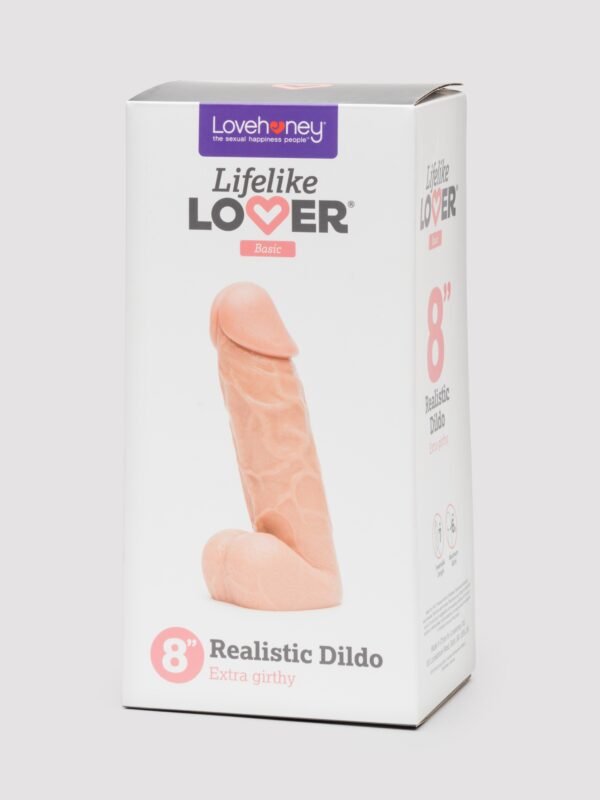 Lifelike Lover Classic Realistic Extra Girthy Dildo 8 Inch