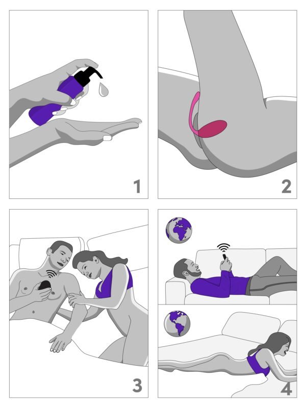 We-Vibe Jive App Controlled Rechargeable Love Egg Vibrator
