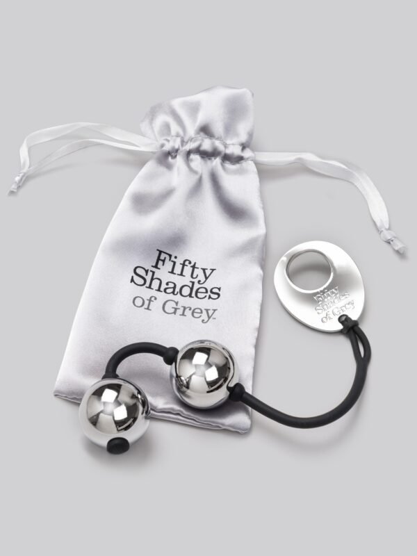 Fifty Shades of Grey Inner Goddess Silver Pleasure Balls 7.8oz