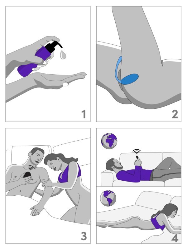We-Vibe Jive App Controlled Rechargeable Vibrating G-Spot Love Egg