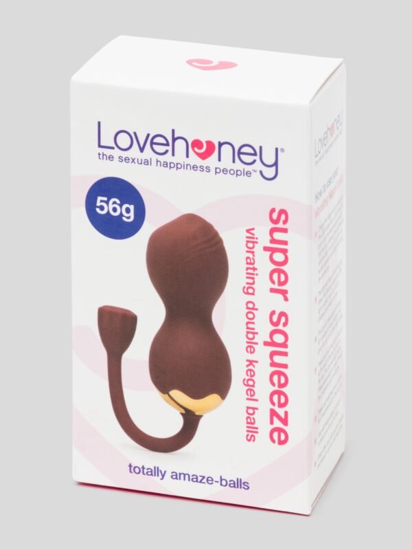 Lovehoney Super Squeeze Rechargeable Vibrating Double Kegel Balls 2oz