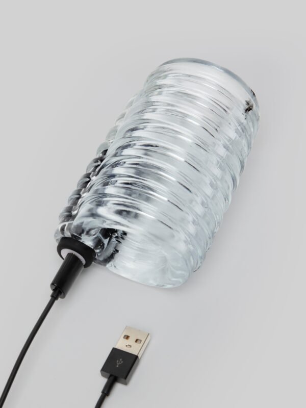 Lovehoney Open Invite Clear Rechargeable Vibrating Male Stroker