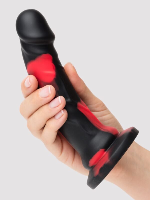 Lifelike Lover Luxe Realistic Multicoloured Silicone Dildo 7 Inch