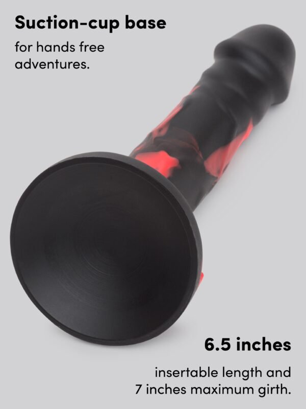 Lifelike Lover Luxe Realistic Multicoloured Silicone Dildo 7 Inch