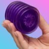 Lovehoney Head Master Purple Double Texture Blow Job Stroker