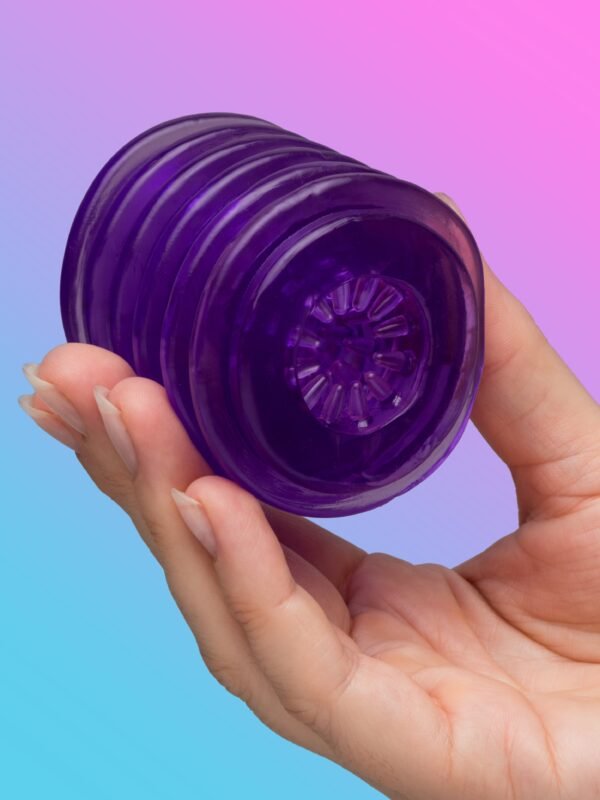 Lovehoney Head Master Purple Double Texture Blow Job Stroker