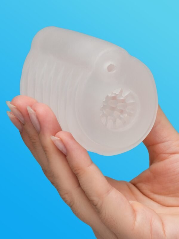 a49640g87693_2 Lovehoney Clear Transparent Textured Stroker