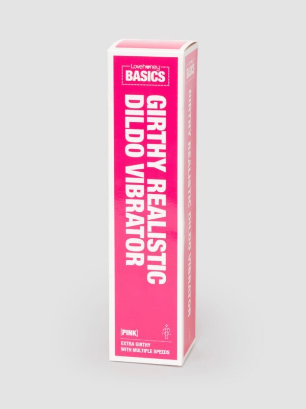 BASICS Girthy Realistic Dildo Vibrator 8 Inch
