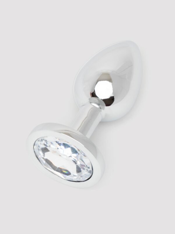 Lovehoney Clear Jeweled Metal Butt Plug