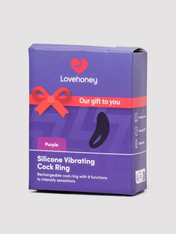 a49634g87687_6 Lovehoney Purple Silicone Vibrating Cock Ring