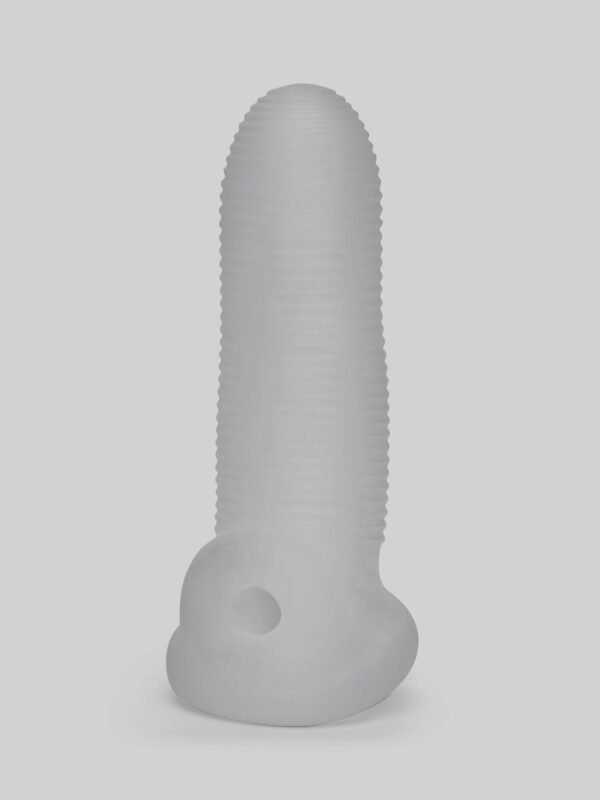 a43939g79242_2 Perfect Fit Fat Boy Micro Ribbed 5.5 Inch Penis Sleeve with Ball Loop