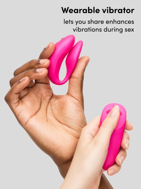 We-Vibe Chorus Cosmic Pink App and Remote Controlled Rechargeable Couple's Vibrator