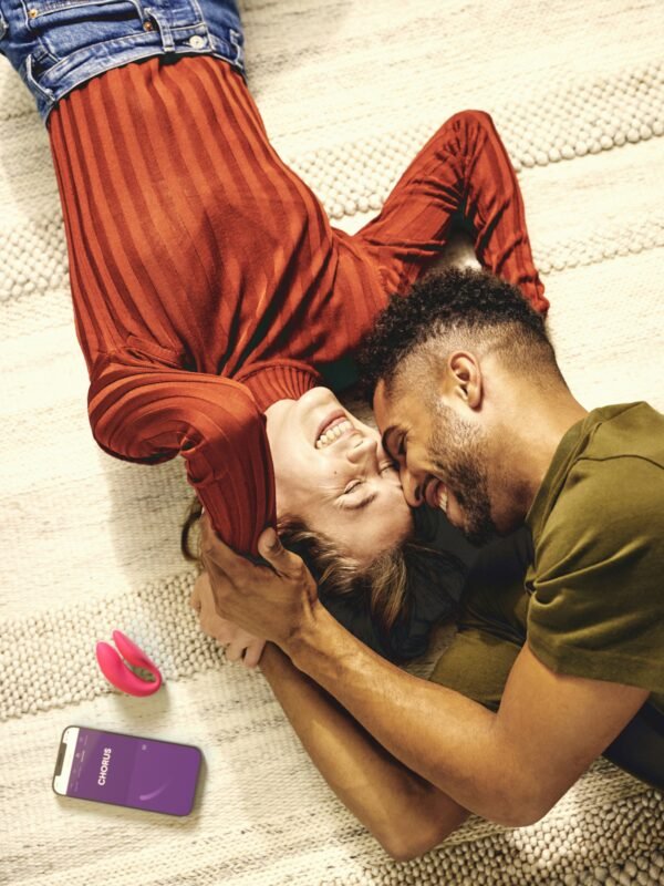 We-Vibe Chorus Cosmic Pink App and Remote Controlled Rechargeable Couple's Vibrator