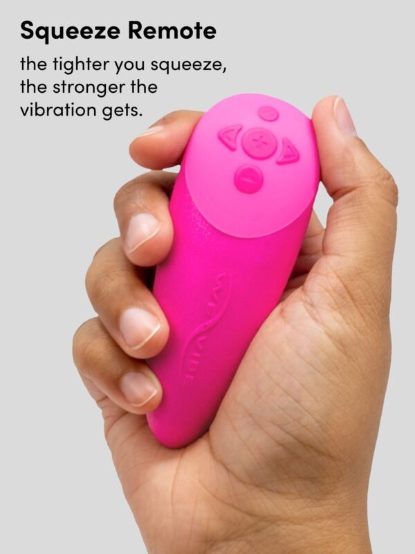 We-Vibe Chorus Cosmic Pink App and Remote Controlled Rechargeable Couple's Vibrator