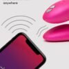 We-Vibe Chorus Cosmic Pink App and Remote Controlled Rechargeable Couple's Vibrator