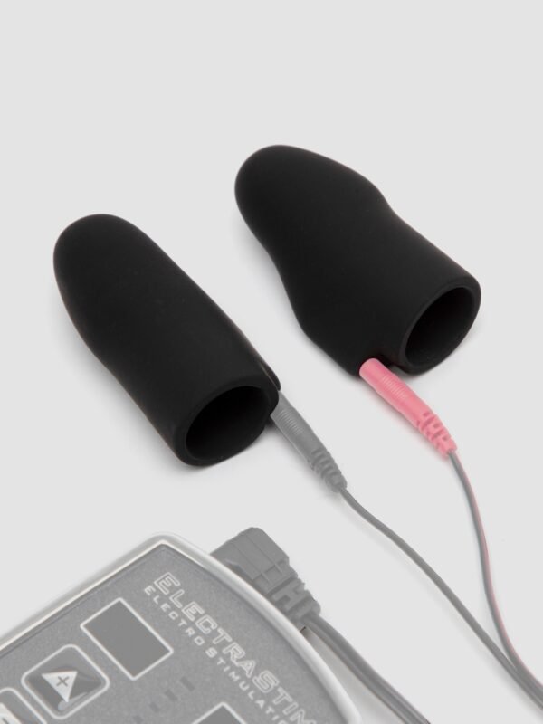 ElectraStim Silicone Noir Electro Finger Sleeves