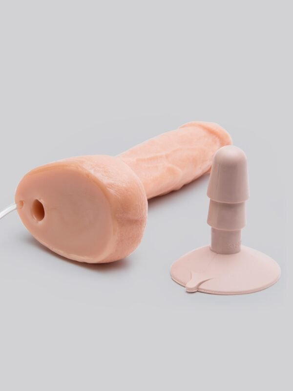 Doc Johnson Bust It Ejaculating Realistic Dildo with Vac-U-Lock 8.5 Inch