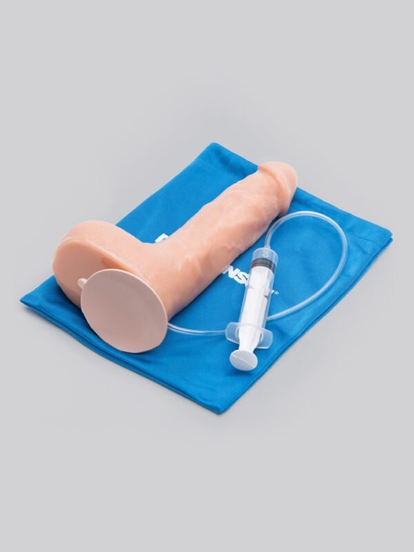 Doc Johnson Bust It Ejaculating Realistic Dildo with Vac-U-Lock 8.5 Inch