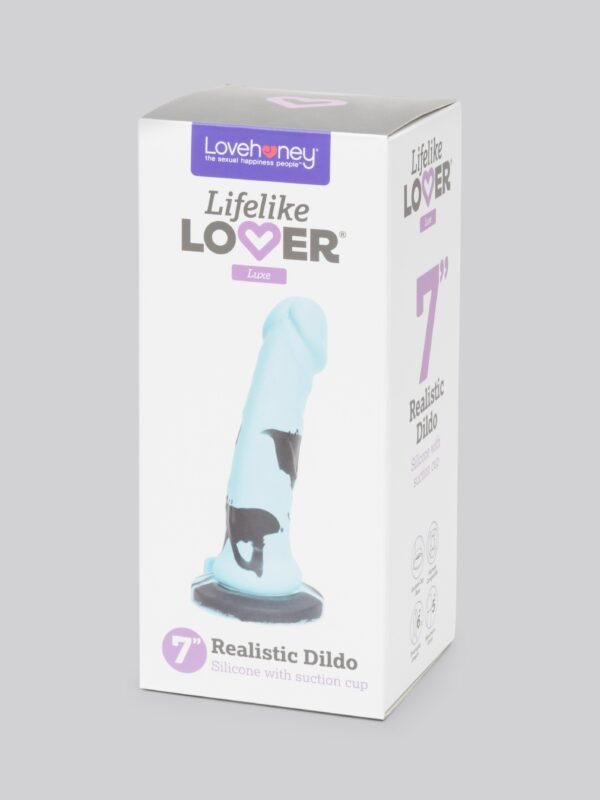 a38847g75098_6 Lifelike Lover Luxe Realistic Multicoloured Silicone Dildo 7 Inch