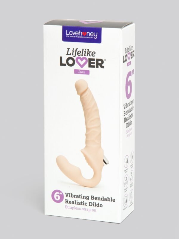 Lifelike Lover Luxe Posable Realistic Vibrating Strapless Strap-On