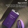We-Vibe Sync Go App Controlled Rechargeable Clitoral and G-Spot Vibrator