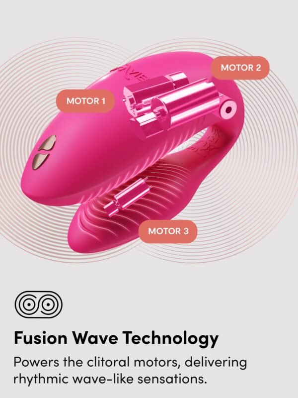 We-Vibe Chorus Pro Electric Pink App and Remote Controlled Couple's Vibrator