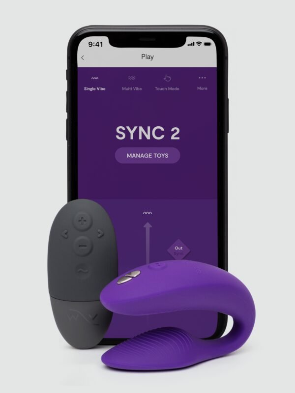 a49433g87441_1 We-Vibe Sync 2 Purple Remote Control and App Rechargeable Couple's Vibrator