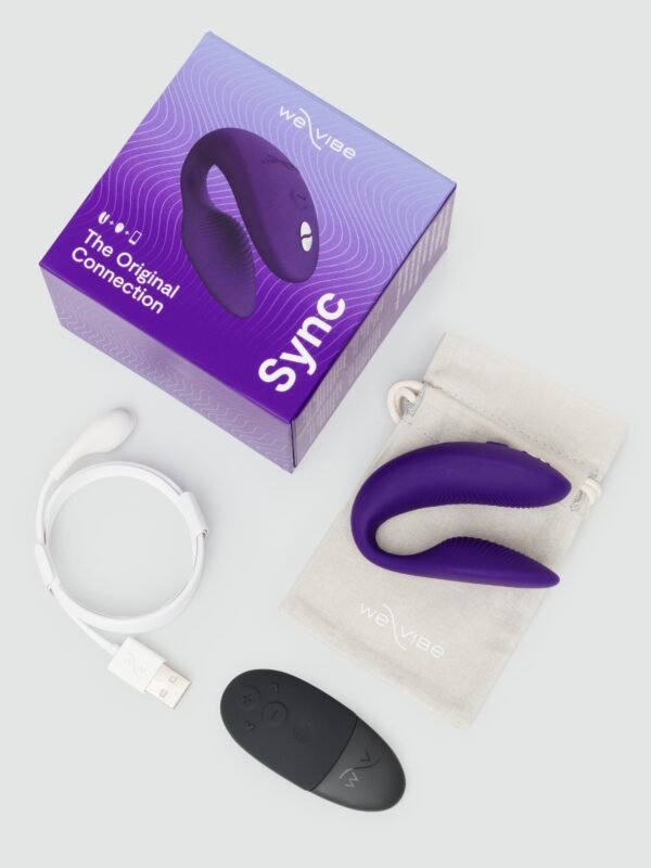 a49433g87441_7 We-Vibe Sync 2 Purple Remote Control and App Rechargeable Couple's Vibrator