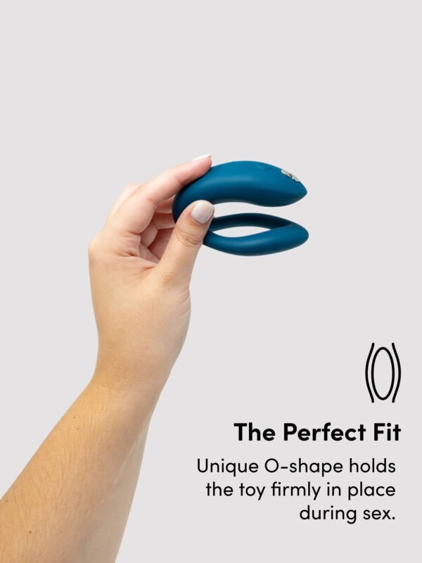 We-Vibe Sync O Velvet Green Remote Control and App Rechargeable Couple's Vibrator
