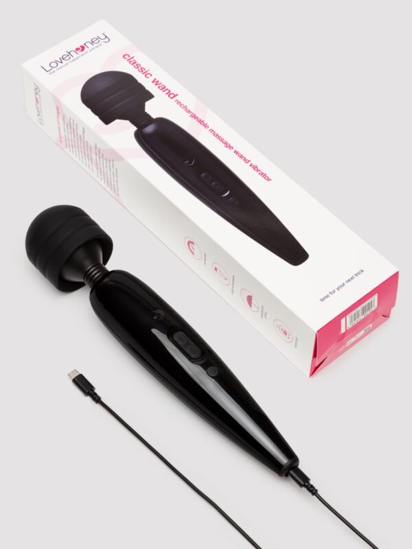 Lovehoney Classic Wand Rechargeable Extra Powerful Multispeed Wand Vibrator