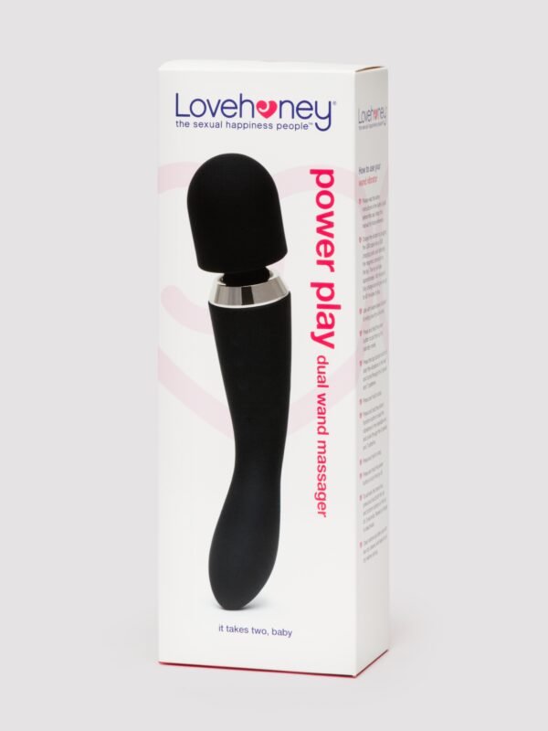 Lovehoney Power Play Rechargeable Dual Wand Massager and Vibrator