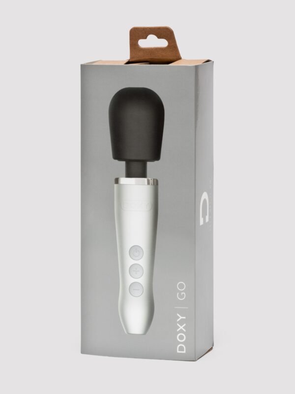 Doxy Go Extra Powerful Rechargeable Travel Mini Wand Massager