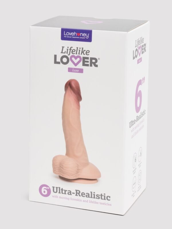 a48316g86123_6 Lifelike Lover Luxe Ultra Realistic Silicone Dildo 6 Inch