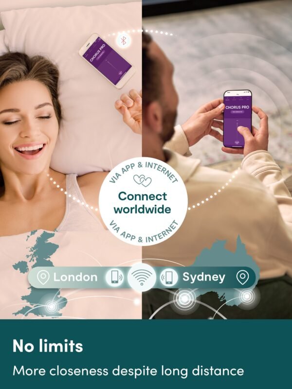 We-Vibe Chorus Pro Cosmic Purple App and Remote Controlled Couple's Vibrator