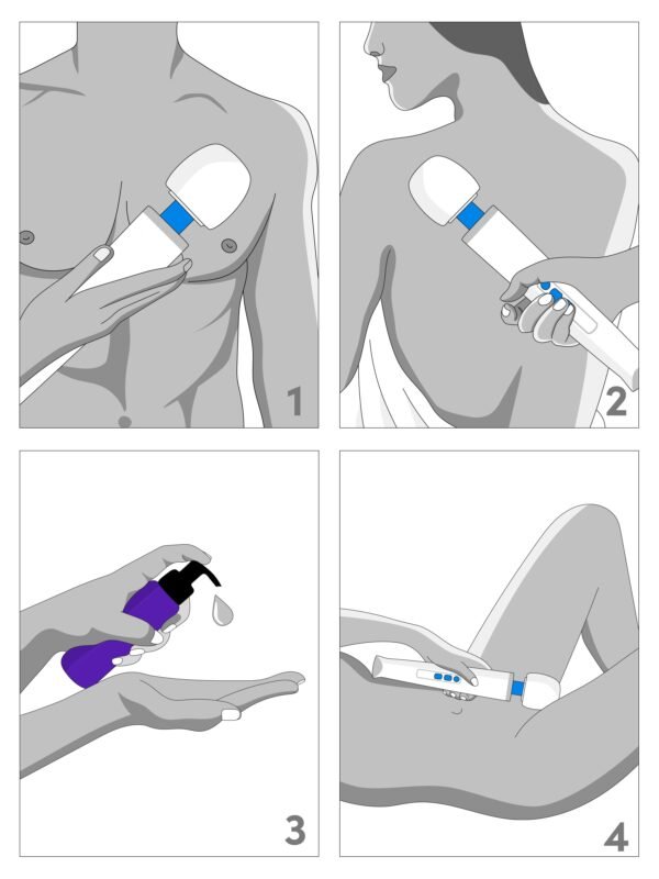 Magic Wand Rechargeable Extra Powerful Cordless Vibrator