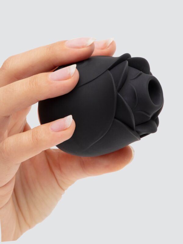 Fifty Shades of Grey Black Rose Silicone Clitoral Suction Stimulator