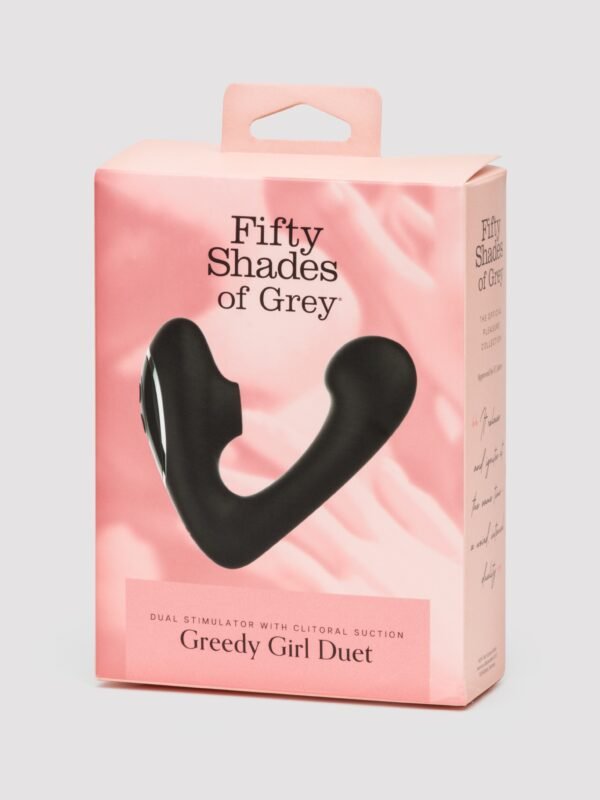 Fifty Shades of Grey Greedy Girl Duet Dual Stimulator with Clitoral Suction
