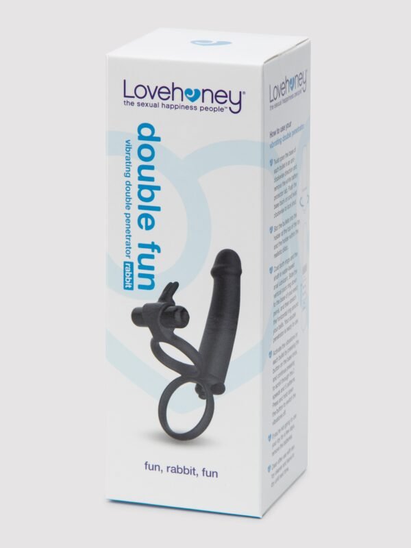 67373_6 Lovehoney Double Fun Vibrating Rabbit Double Penetration Strap-On