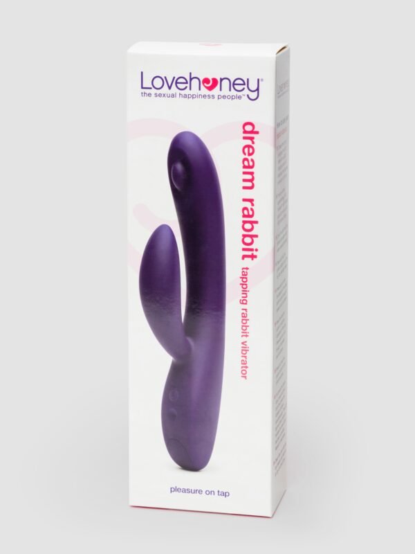 84567_6 Lovehoney Dream Rabbit Pulsing Silicone Rechargeable Rabbit Vibrator