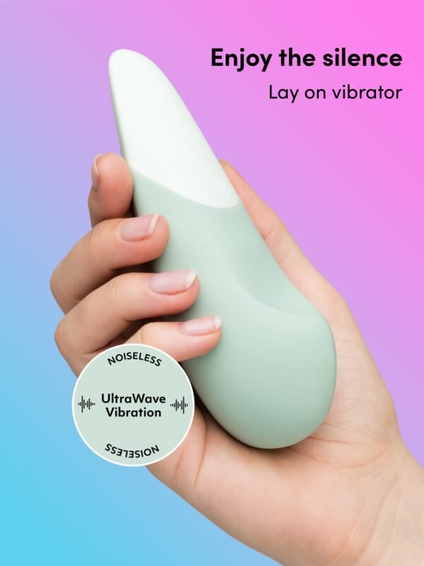 86810_2 Womanizer Vibe Green Rechargeable Clitoral Vibrator