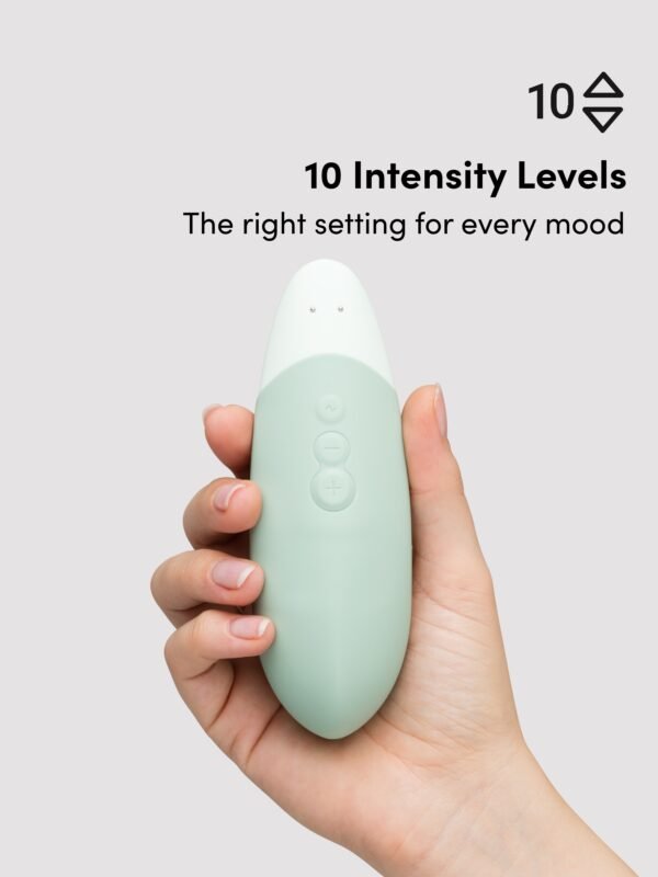 86810_6 Womanizer Vibe Green Rechargeable Clitoral Vibrator