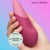 86812_2 Womanizer Vibe Pink Rechargeable Clitoral Vibrator