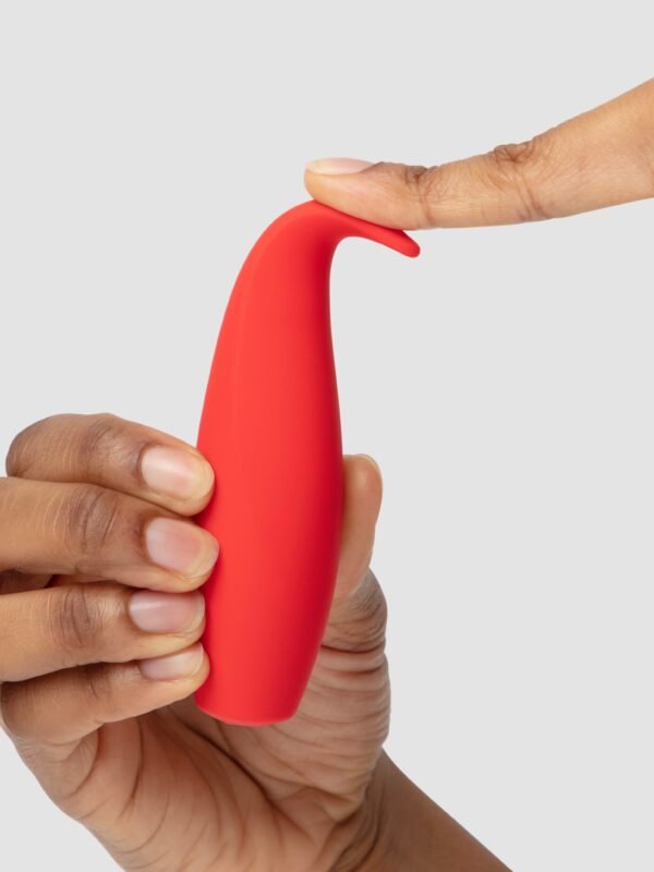 Red Hot Rechargeable Silicone Flickering Tongue Vibrator
