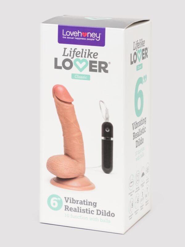 Lifelike Lover Classic Realistic Dildo Vibrator 6 Inch