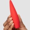 Red Hot Rechargeable Silicone Flickering Tongue Vibrator