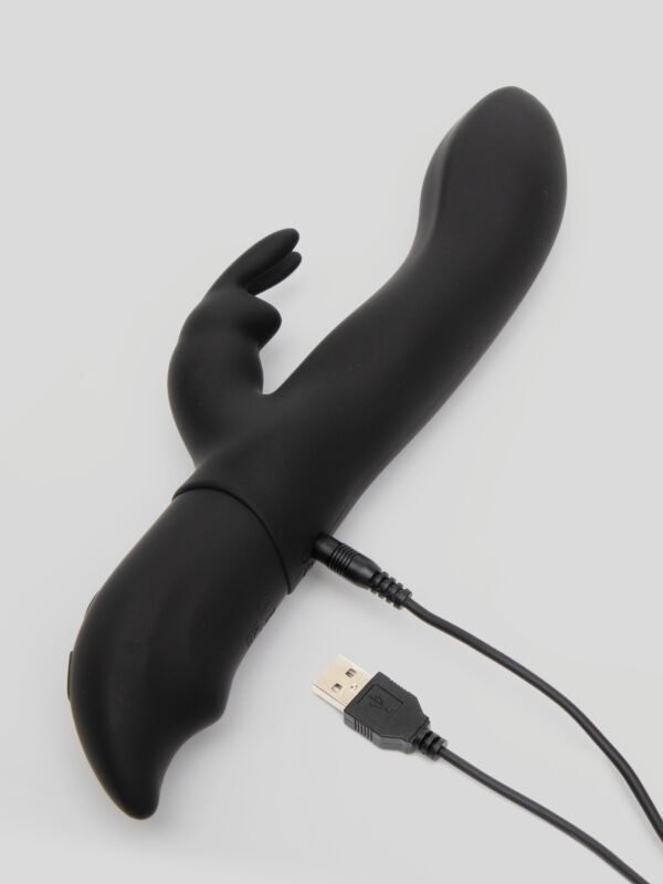 a40761g84903_3 Lovehoney Bigs Bunny Girthy Rechargeable Rabbit Vibrator - Black